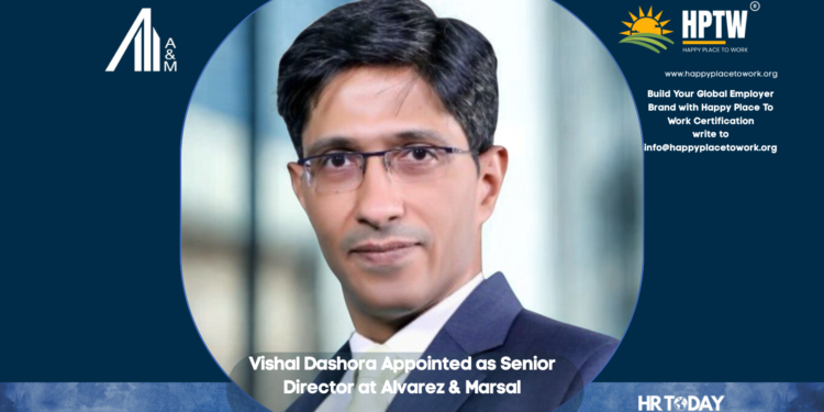 Vishal Dashora Appointed as Senior Director at Alvarez & Marsal