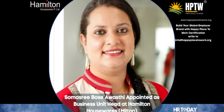 Somasree Bose Awasthi Appointed as Business Unit Head at Hamilton Housewares (Milton)
