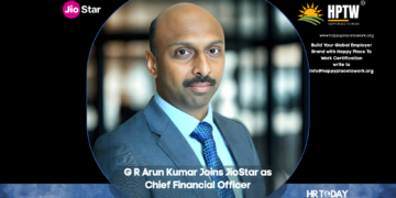 G R Arun Kumar Joins JioStar as Chief Financial Officer