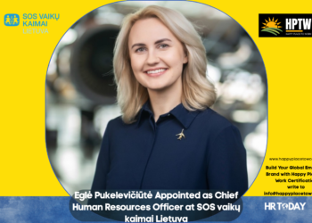 Eglė Pukelevičiūtė Appointed as Chief Human Resources Officer at SOS vaikų kaimai Lietuva