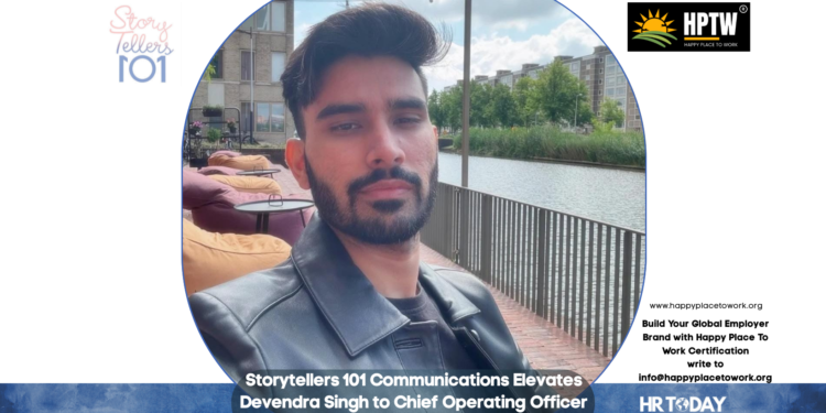 NNR. Storytellers 101 Communications Elevates Devendra Singh to Chief Operating Officer