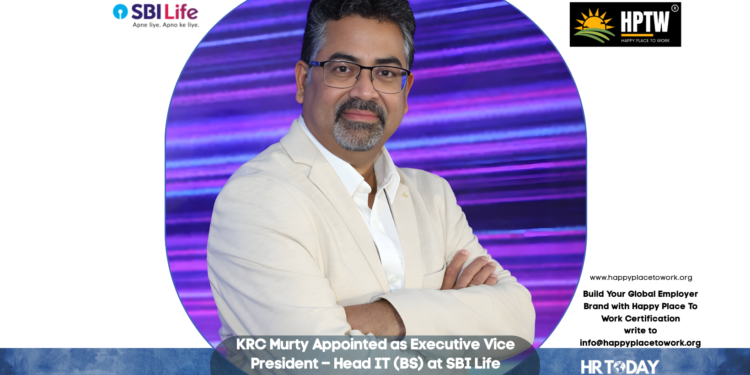 KRC Murty Appointed as Executive Vice President – Head IT (BS) at SBI Life Insurance Co. Ltd.