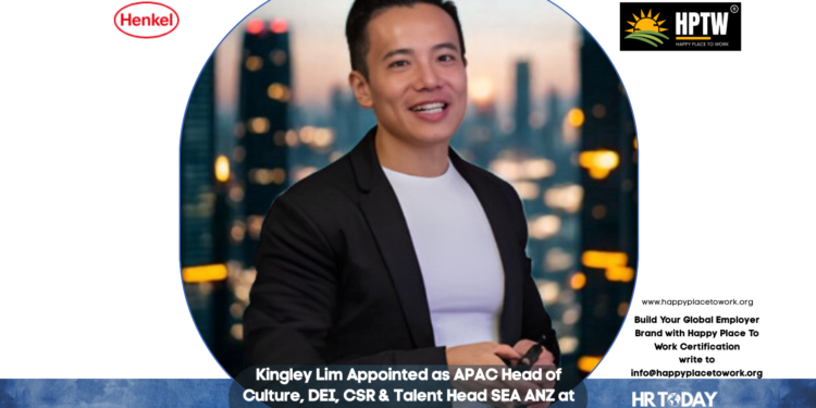 Kingley Lim Appointed as APAC Head of Culture, DEI, CSR & Talent Head SEA ANZ at Henkel