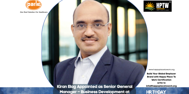 Kiran Elag Appointed as Senior General Manager – Business Development at Parle Global Technologies Pvt. Ltd.