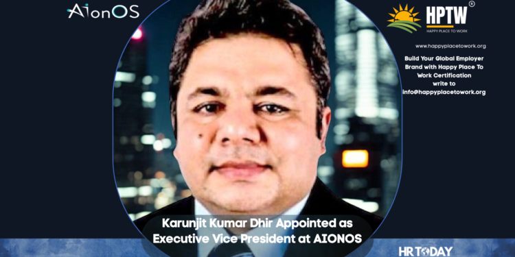 Karunjit Kumar Dhir Appointed as Executive Vice President at AIONOS
