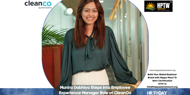 Munira Dabhiya Steps into Employee Experience Manager Role at CleanCo Queensland