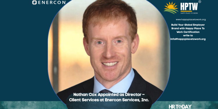Nathan Cox Appointed as Director – Client Services at Enercon Services, Inc.