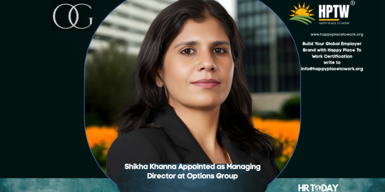Shikha Khanna Appointed as Managing Director at Options Group