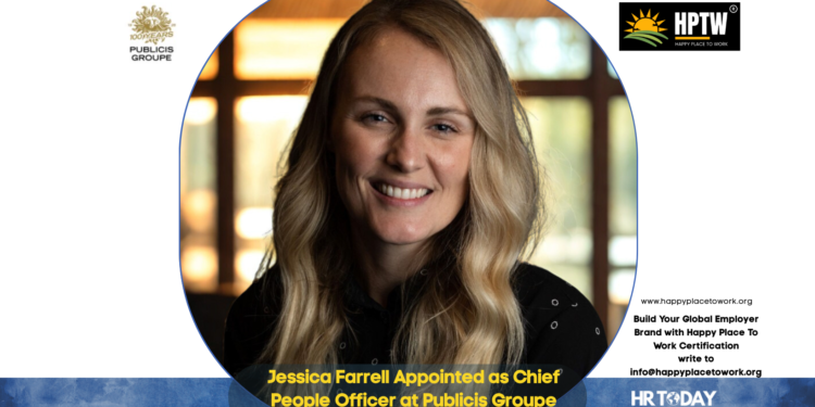 Jessica Farrell Appointed as Chief People Officer at Publicis Groupe