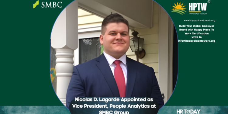 Nicolas D. Lagarde Appointed as Vice President, People Analytics at SMBC Group
