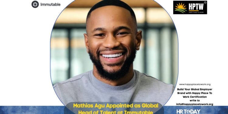 Mathias Agu Appointed as Global Head of Talent at Immutable