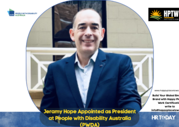 Jeramy Hope Appointed as President at People with Disability Australia (PWDA)