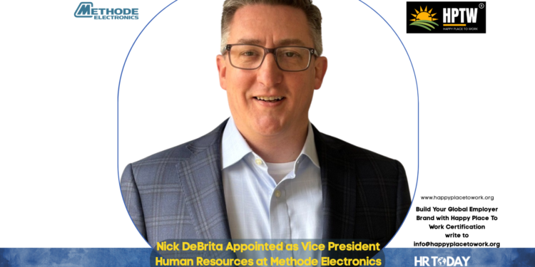 Nick DeBrita Appointed as Vice President Human Resources at Methode Electronics