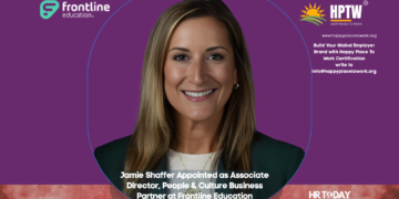 Jamie Shaffer Appointed as Associate Director, People & Culture Business Partner at Frontline Education