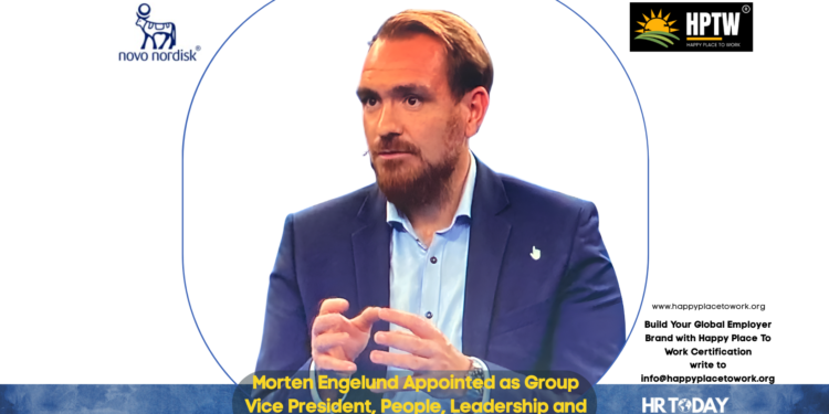Morten Engelund Appointed as Group Vice President, People, Leadership and Performance at Novo Nordisk