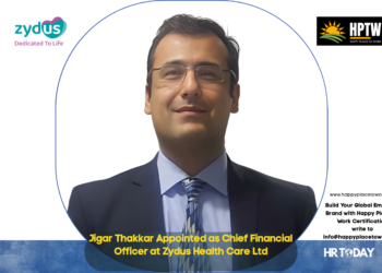 Jigar Thakkar Appointed as Chief Financial Officer at Zydus Health Care Ltd