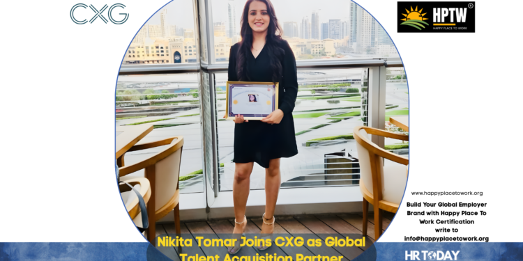Nikita Tomar Joins CXG as Global Talent Acquisition Partner