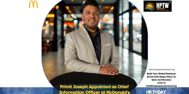 Primit Joseph Appointed as Chief Information Officer at McDonald's Oman