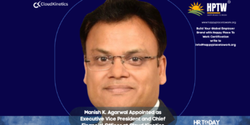 Manish K. Agarwal Appointed as Executive Vice President and Chief Financial Officer at Cloud Kinetics