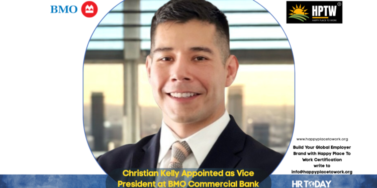 Christian Kelly Appointed as Vice President at BMO Commercial Bank
