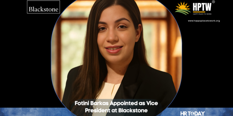 Fotini Barkas Appointed as Vice President at Blackstone