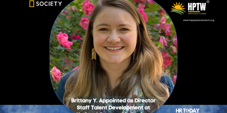 Brittany Y. Appointed as Director Staff Talent Development at National Geographic Society