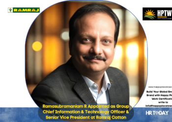 Ramasubramaniam R Appointed as Group Chief Information & Technology Officer & Senior Vice President at Ramraj Cotton