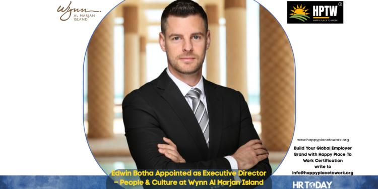 Edwin Botha Appointed as Executive Director – People & Culture at Wynn Al Marjan Island