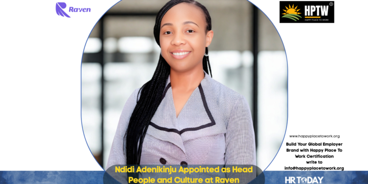 Ndidi Adenikinju Appointed as Head People and Culture at Raven