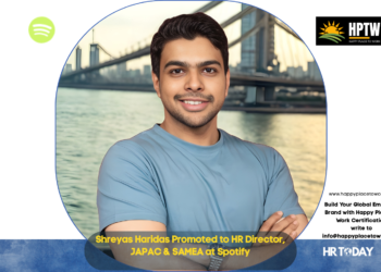 Shreyas Haridas Promoted to HR Director, JAPAC & SAMEA at Spotify