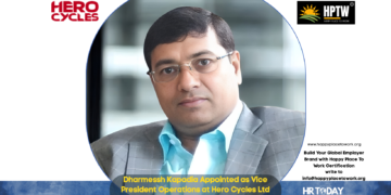 Dharmessh Kapadia Appointed as Vice President Operations at Hero Cycles Ltd