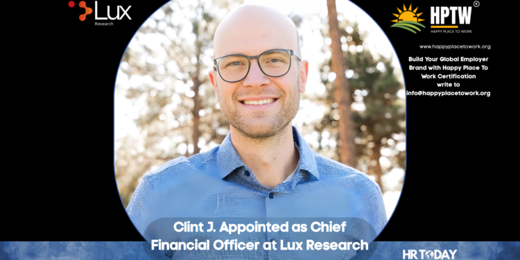 Clint J. Appointed as Chief Financial Officer at Lux Research