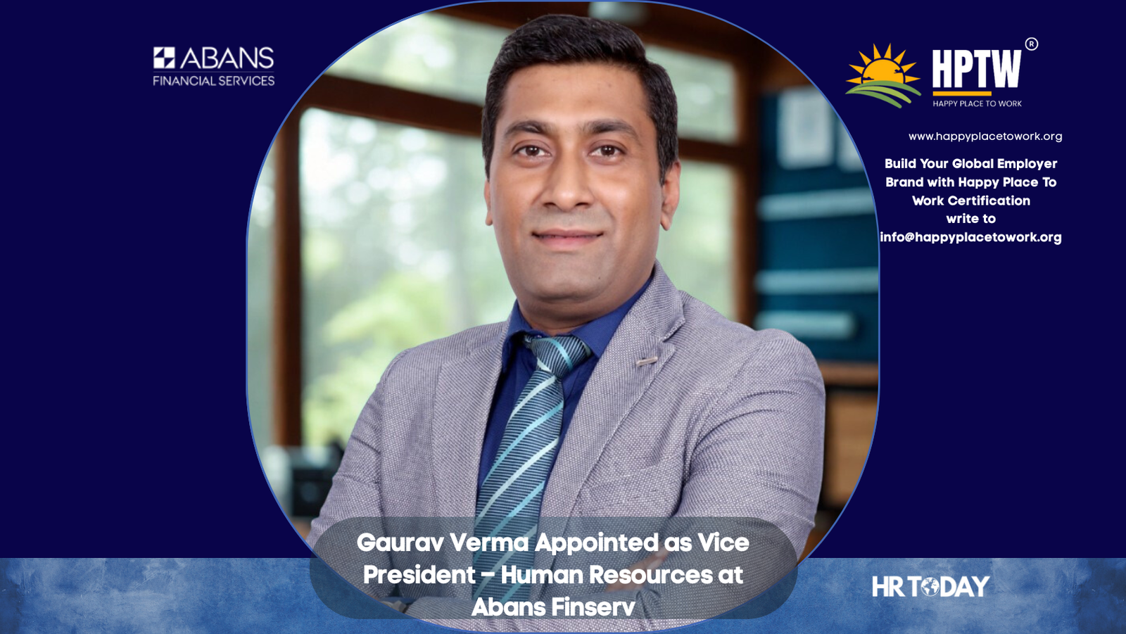 Gaurav Verma Appointed as Vice President – Human Resources at Abans Finserv
