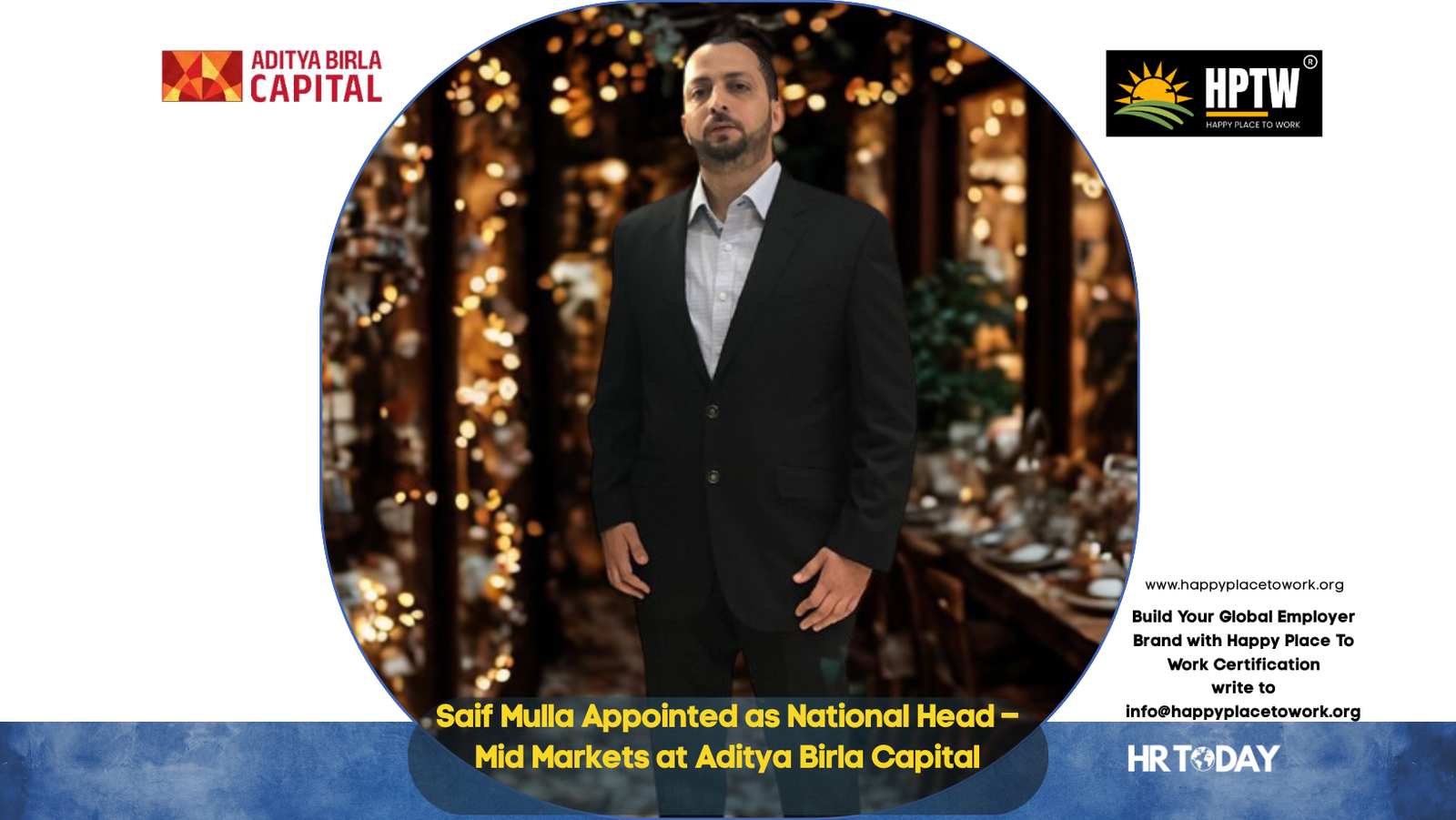 Saif Mulla Appointed as National Head – Mid Markets at Aditya Birla Capital