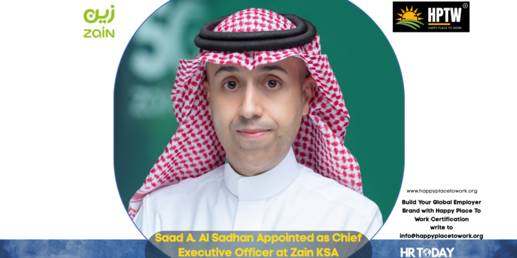 Saad A. Al Sadhan Appointed as Chief Executive Officer at Zain KSA