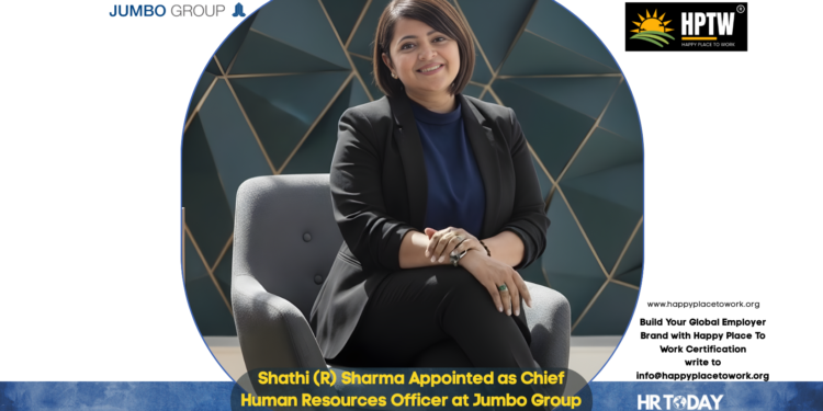 Shathi (R) Sharma Appointed as Chief Human Resources Officer at Jumbo Group