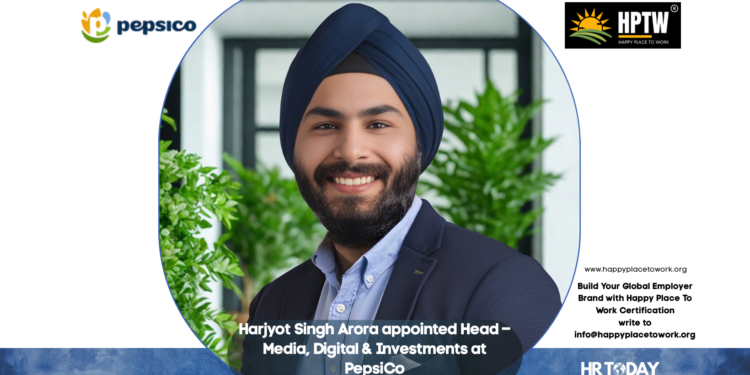 Harjyot Singh Arora appointed Head – Media, Digital & Investments at PepsiCo
