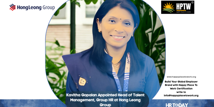Kavitha Gopalan Appointed Head of Talent Management, Group HR at Hong Leong Group