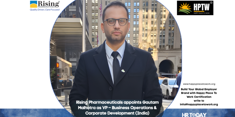 Rising Pharmaceuticals appoints Gautam Malhotra as VP – Business Operations & Corporate Development (India)