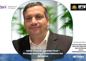 Ashish Chopade appointed Head – Strategic Sourcing at Adani Defence and Aerospace