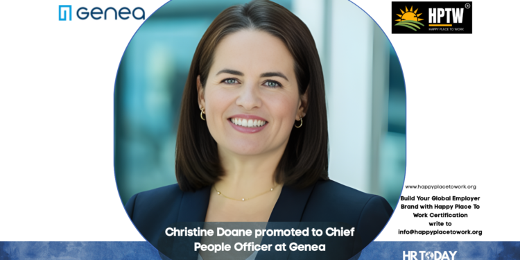 Christine Doane promoted to Chief People Officer at Genea