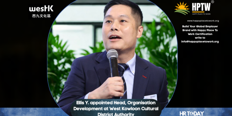 Ellis Y. appointed Head, Organisation Development at West Kowloon Cultural District Authority