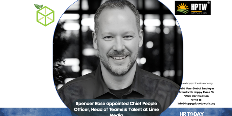 Spencer Rose appointed Chief People Officer, Head of Teams & Talent at Lime Media