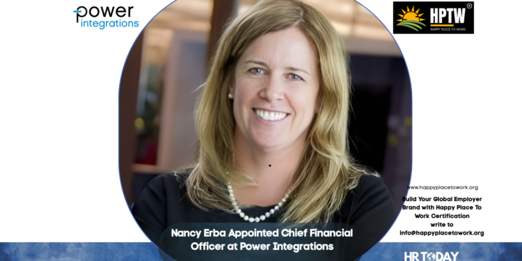 Nancy Erba Appointed Chief Financial Officer at Power Integrations