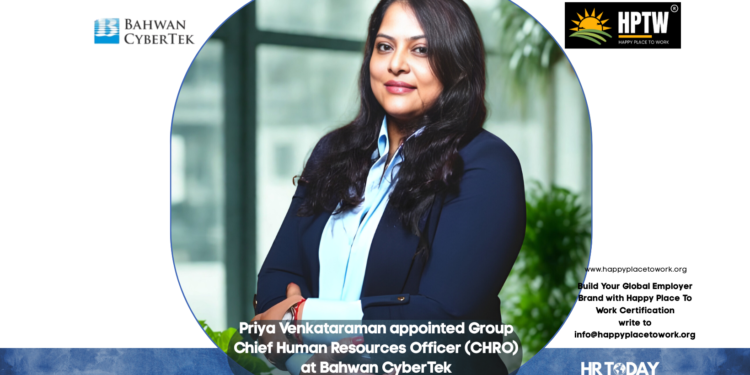 Priya Venkataraman appointed Group Chief Human Resources Officer (CHRO) at Bahwan CyberTek