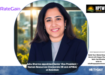 Ashu Sharma appointed Senior Vice President – Human Resources (Corporate HR and APMEA) at RateGain