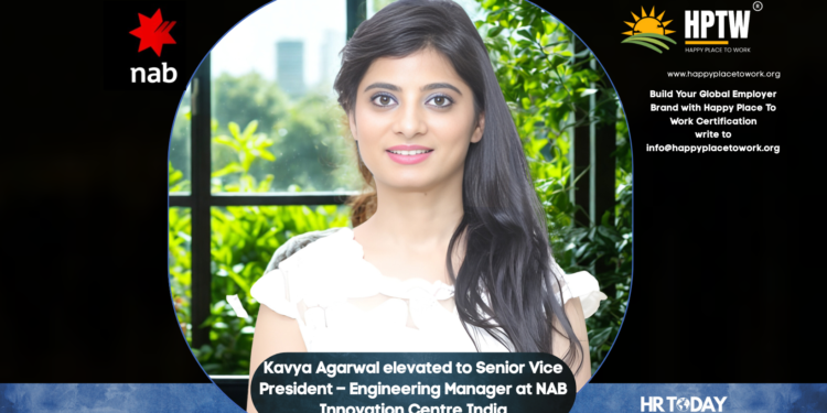 Kavya Agarwal elevated to Senior Vice President – Engineering Manager at NAB Innovation Centre India