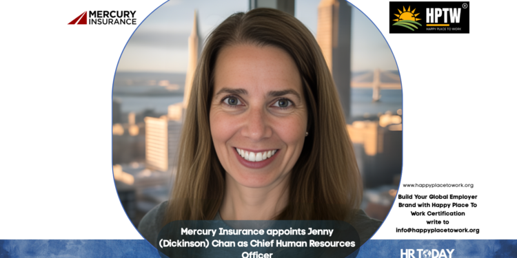 Mercury Insurance appoints Jenny (Dickinson) Chan as Chief Human Resources Officer