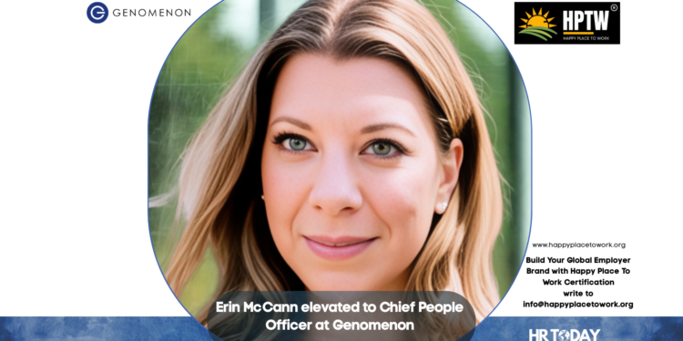 Erin McCann elevated to Chief People Officer at Genomenon
