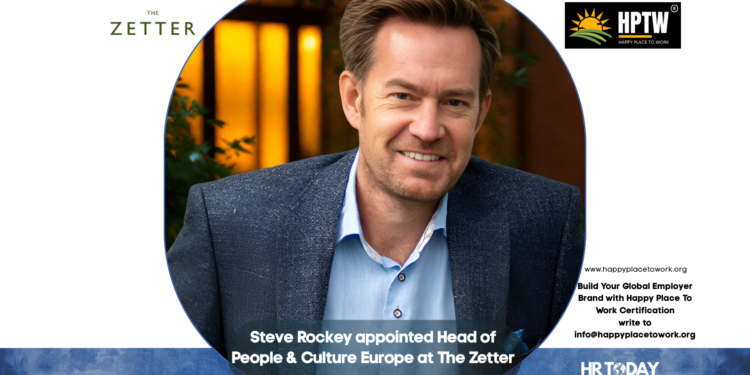 Steve Rockey appointed Head of People & Culture Europe at The Zetter